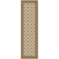 Concord Global 7 ft. 10 in. x 10 ft. 10 in. Ankara Pin Dot - Ivory 63027